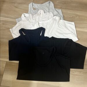 lululemon athletica love Tank Tops in Black, White, and Gray